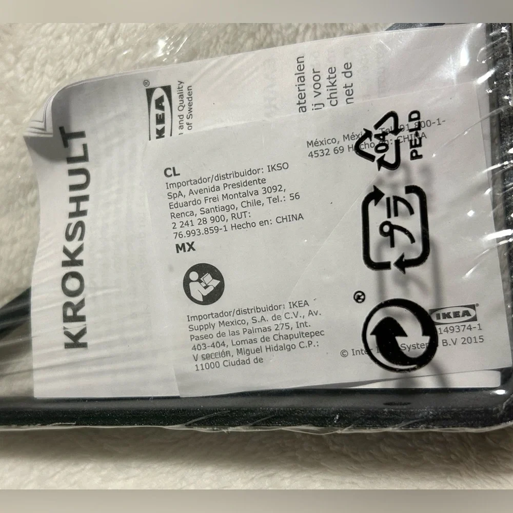 2 new IKEA KROKSHULT bracket black shelf home diy metal home decor wall hangin